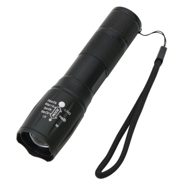 Lampe de poche tactique rechargeable à 1000 lumen ultra-brillante avec technologie LED XML-T6