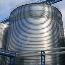 Порт зърно спирала ухапване стоманена плоча силоз