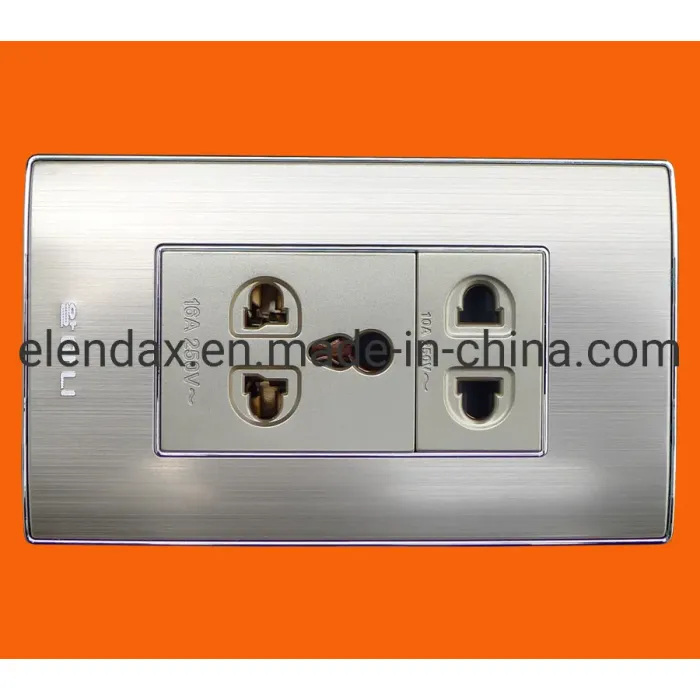 Функциональные части настенной розетки американского типа 16А (AL2006-2010)