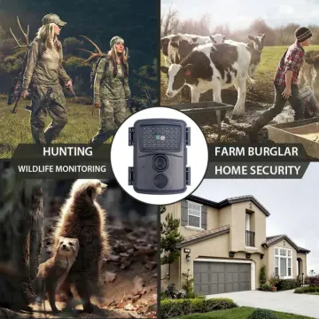 Mini Trail Camera 12MP 1080P HD Game Camera Waterproof Wildlife Scouting Hunting Cam With 60° Wide Angle Lens Hunting Camera