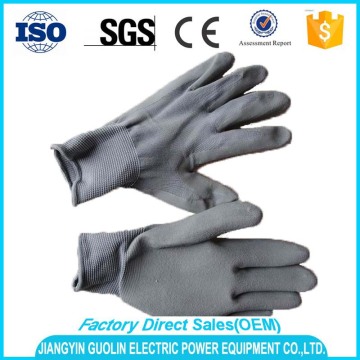 en388 nitrile coating/coated tpr cut resistant gloves manufacture