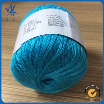 Cheap 100% cotton yarn crochet dyed yarn cotton