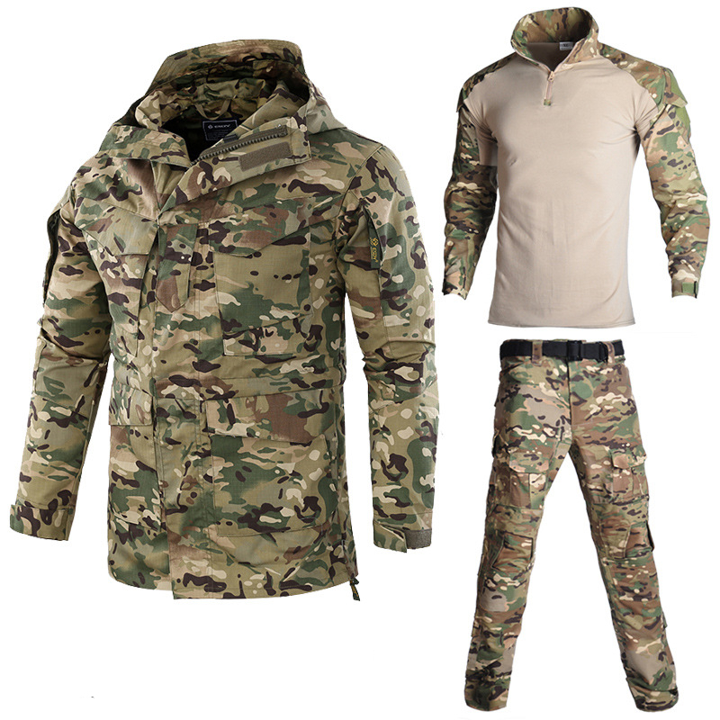 Camouflage Jacket And Pants Sets