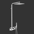 China New Design Flat Thermostatic Shower Column Manufactory