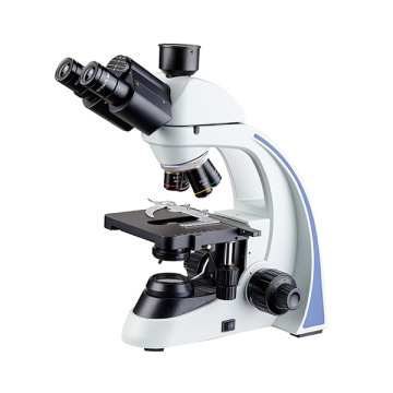 Microscopio biologico trinoculare focalizzazione simultanea