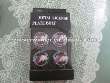 Boulons de plaque d'immatriculation de marque de voiture