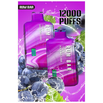 Rum Bar Bullet 12000 Puffs Disposable Vape Wholesale