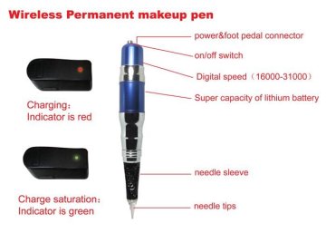 Oem Electrical Wireless Eyeliner Permanent Makeup Pen