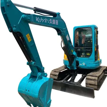 Used Kubota Official 5 Ton Excavator Mini Digger with Attachment