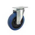 13 Series Elastic Rubber Flat Bottom Movable Casters