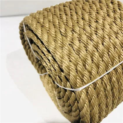 Hemp Yellow PP Twist Multifilament Rope
