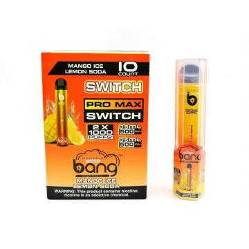 Dispositivo desechable bang xxl pro max switch vape