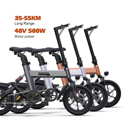 Transmission shaft portable folding electric bicycle