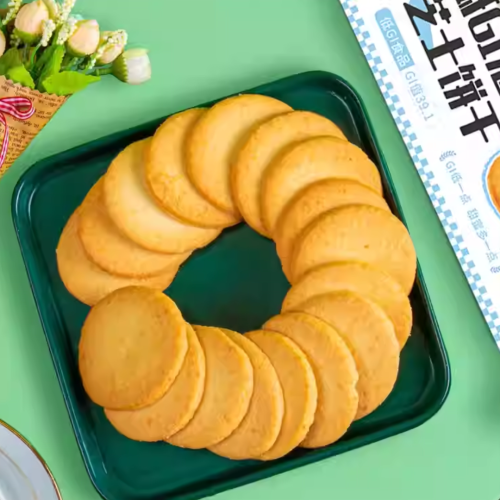 Сырное печенье с морской солью и низким гликемическим индексом