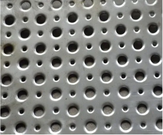 Different shapes of perforated metal mesh