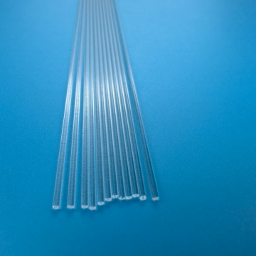 Custom Heat Resistant Quartz Glass Rods - Crystal Clear & Fused in Various Sizes