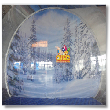 good price 3m 4m 5m inflatable snow globe for Christmas decoration indoor outdoor party