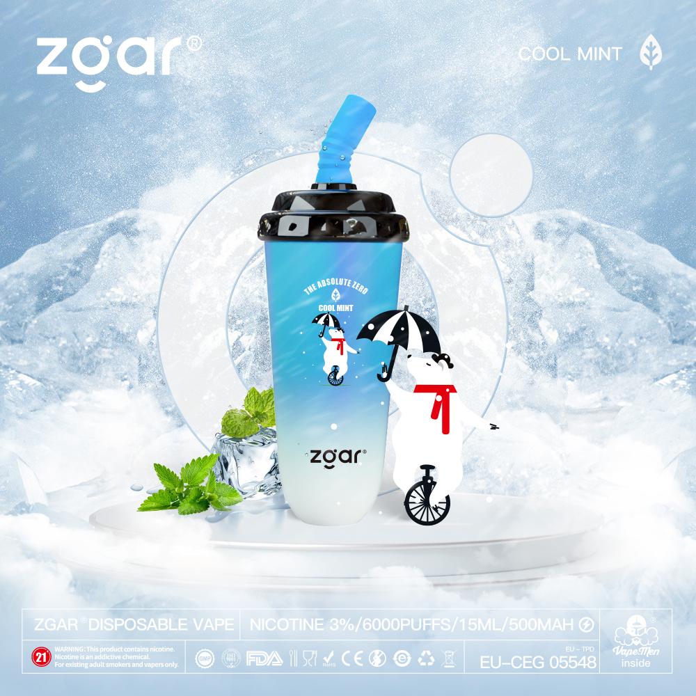 OEM Zgar بالجملة vape المتاح مع 21 نكهة