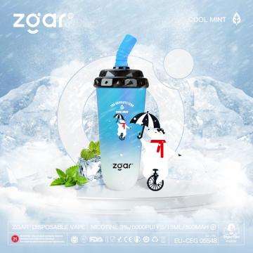 OEM ZGAR Vapor desechable al por mayor con 21 sabores