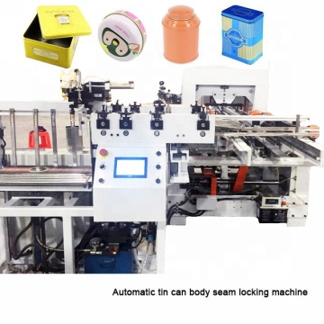 टिन बॉक्स फैंसी कैन के लिए सीम लॉकिंग मशीन Machine