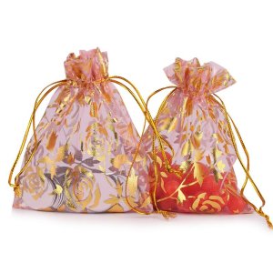 Organza Bijoux Pouch Wedding Party Faveur Cadeau Sac