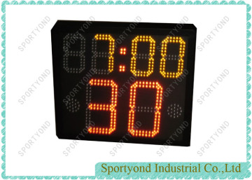 water polo electronic sport game period time and shot clock