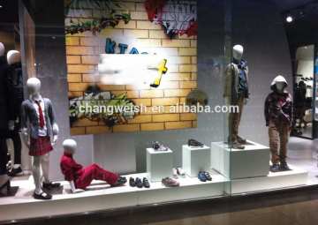 Retail clothing store display or clothing store display design