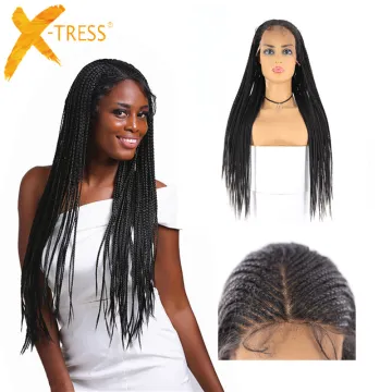 x-tress green long straight synthetic hair lace front wig 150% density wigs for wigs
