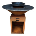 Wholesale Corten Steel barbecue grill outdoor fire pit