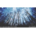 ガラス モザイク タイル 青い星空の森 美しい壁画
