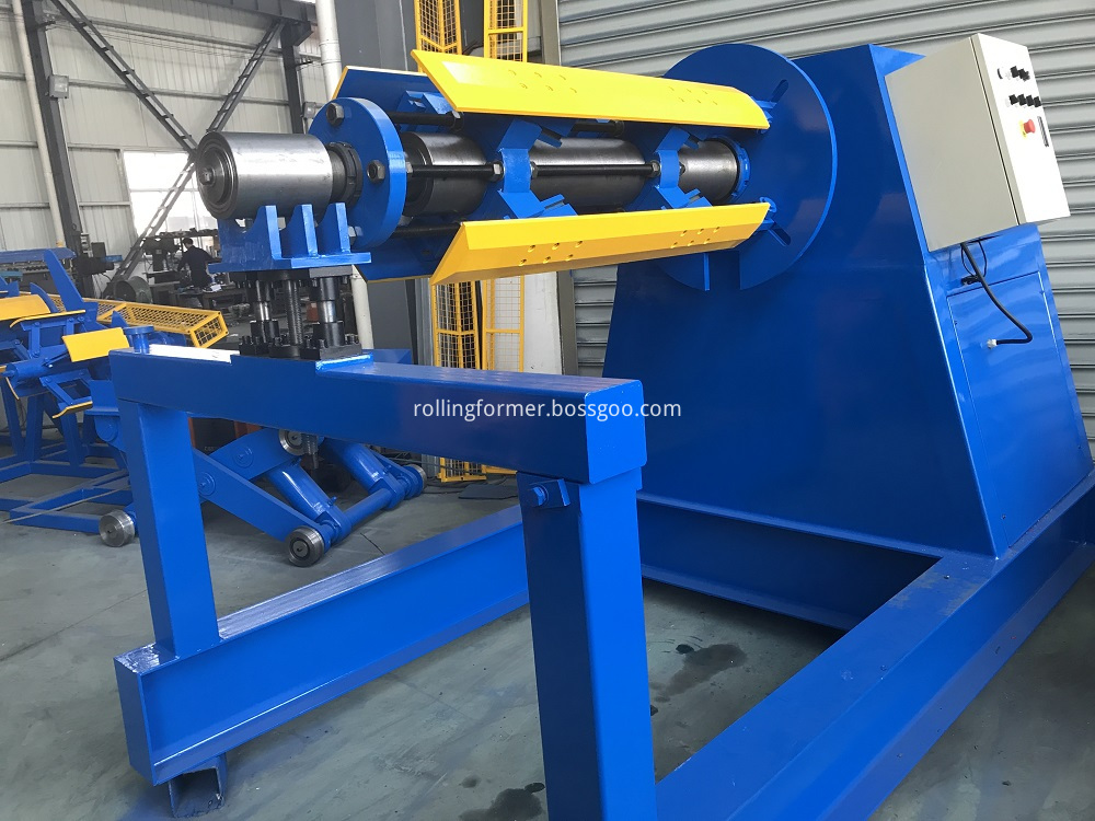 hydraulic decoiler with car 4