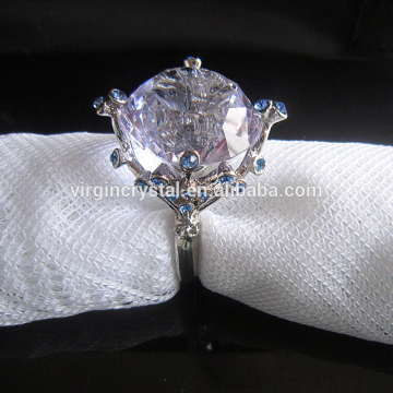 Good wedding decoration crystal diamond napkin ring