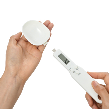 Escala de cuchara digital: pantalla de pesaje de gramo electrónico de 300G-500G para medición de alimentos