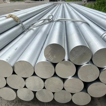 Best Price Aluminum Alloy Rods 6063 Extruded from Primary Aluminum Billets