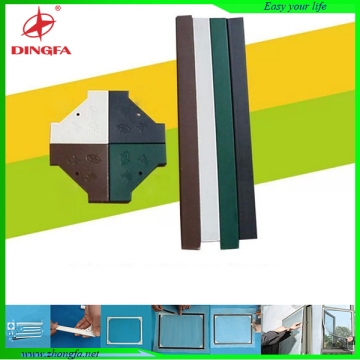DIY magnetic insect screen window with our own patent