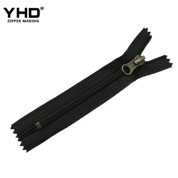 Long Durable 3# Cable Nylon Personalized Craft Slide Zippers By Roll For Clothing