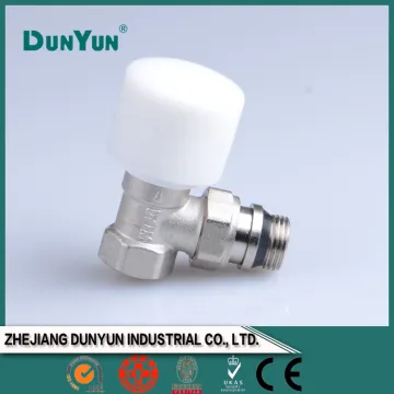 radiator angle manual valve with female & male union