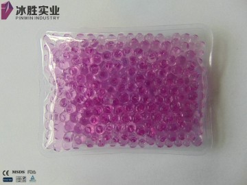 self-cooling PVC plastic gel beads hot cold pack for your body