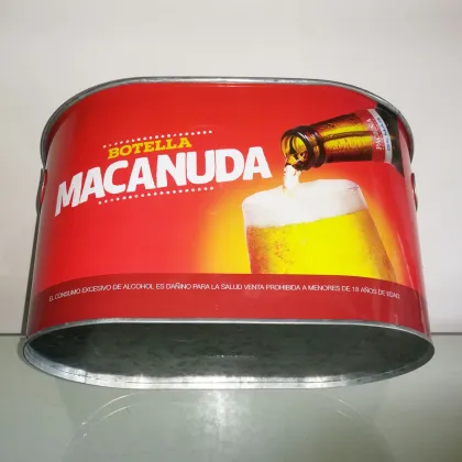 painted tin beer bucket on sale barrel