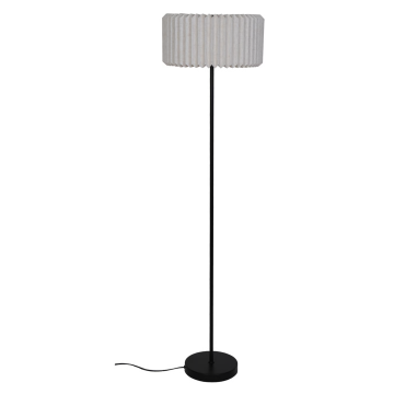 Modern Pleated Shade Floor Lamp for Living Room