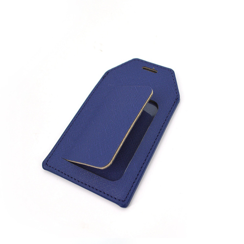 Wholesale Bulk Soft Pvc Safiano Leather Luggage Tag