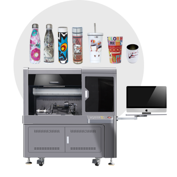 High Speed Digital Plastic Bottle UV Rotary Printer
