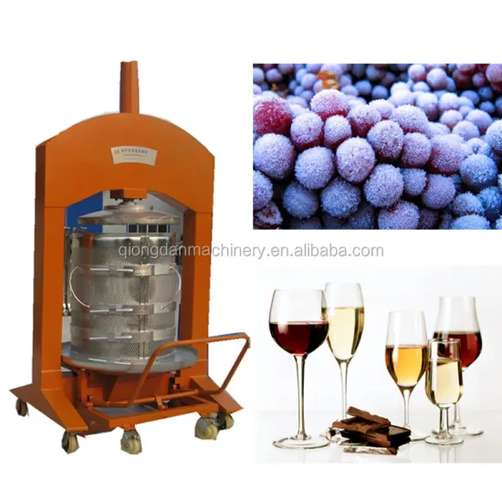 High-Quality Hydraulic Ice Grape Press Machine for Ice Grape Juice and Wine Production