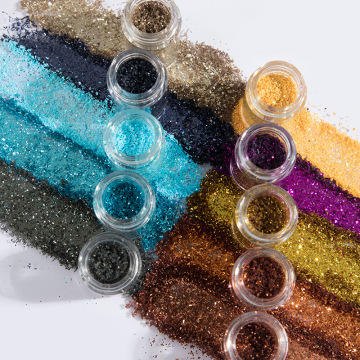 Ombre per occhio glitter monocromatico ispirato alla sirena di paillettes