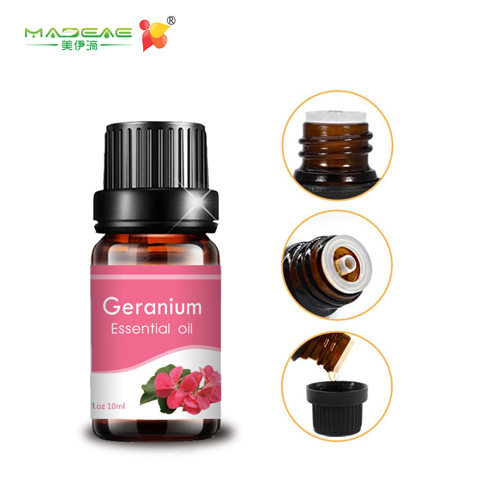 Wholesale 100% natural organic geranium pure essential oil