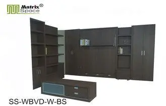 children Bookshelf Murphy Wall Bed for micro dwelling , 920