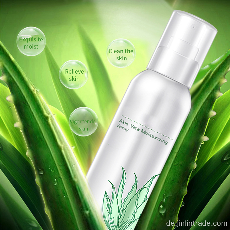 Beruhigendes Aloe Vera-Wasser-feuchtigkeitsspendendes Gesicht Tonerspray