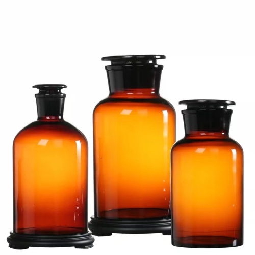 Narrow mouth Amber Reagent Bottle with stopper 10000ml