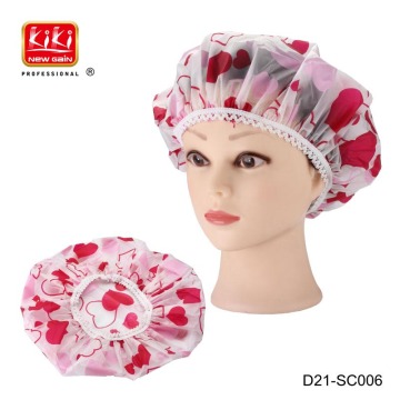 plastic disposable shower cap. Waterproof shower cap