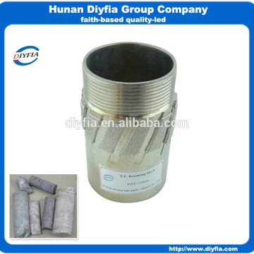 75mm manufactural electroplated diamond reaming shell